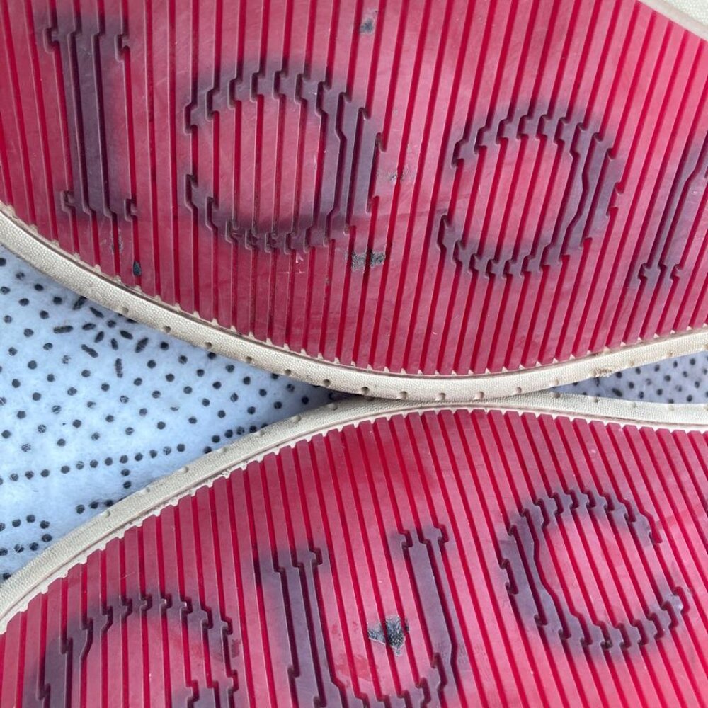 Vintage Gucci Prince Nappa Moorea Rosso Red Suede Sneaker Trainer Shoes 8.5G - Picture 9 of 13